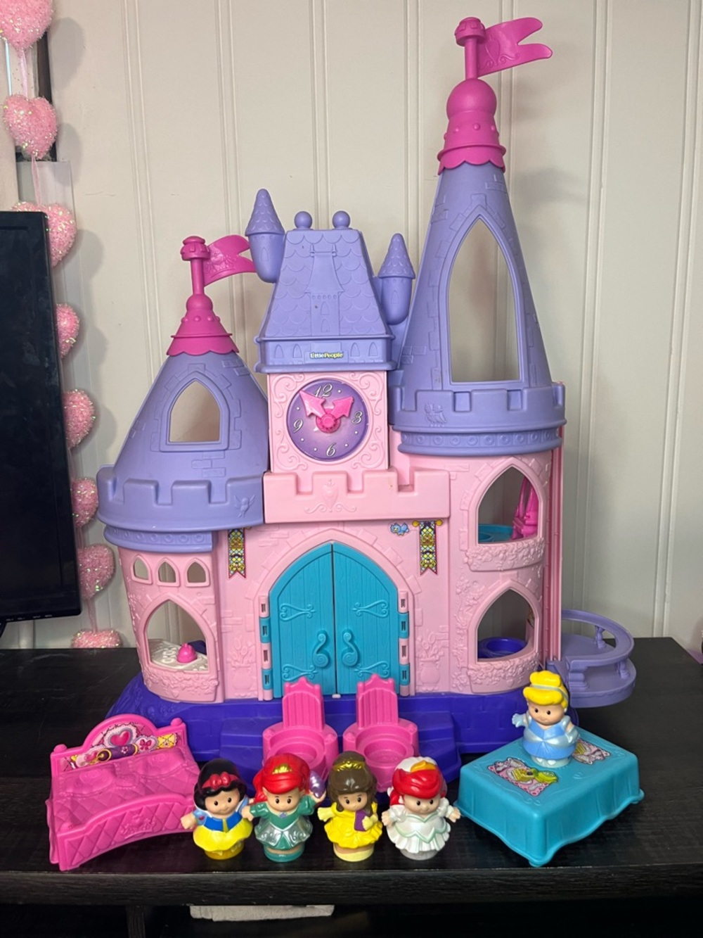 Little people princess talker castle complete set